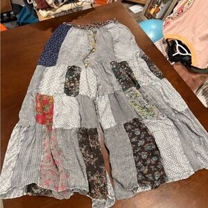 "Young Threads” NWT Wide Leg
Patchwork Pants